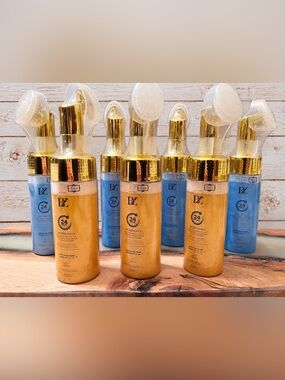 Below Zero Hydrating Facial Cleansers Bundle w/ Brush Heads - Gold&Glacier Ice